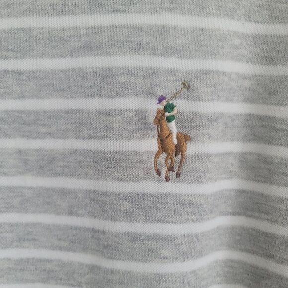 Polo Ralph Lauren Men's Soft Pima Cotton Polo Shirt size Xl Gray Short Sleeve - Picture 3 of 4